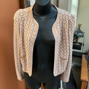 Frenchi Nordstrom Blazer Art Deco Sweater Jacket